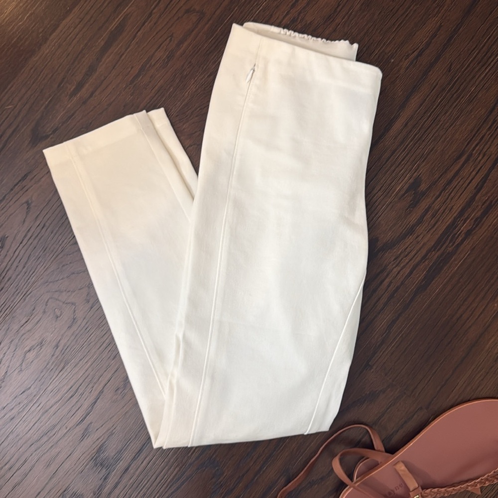 Lafayette 148 New York white slim fit pant sz S - Picture 7 of 9